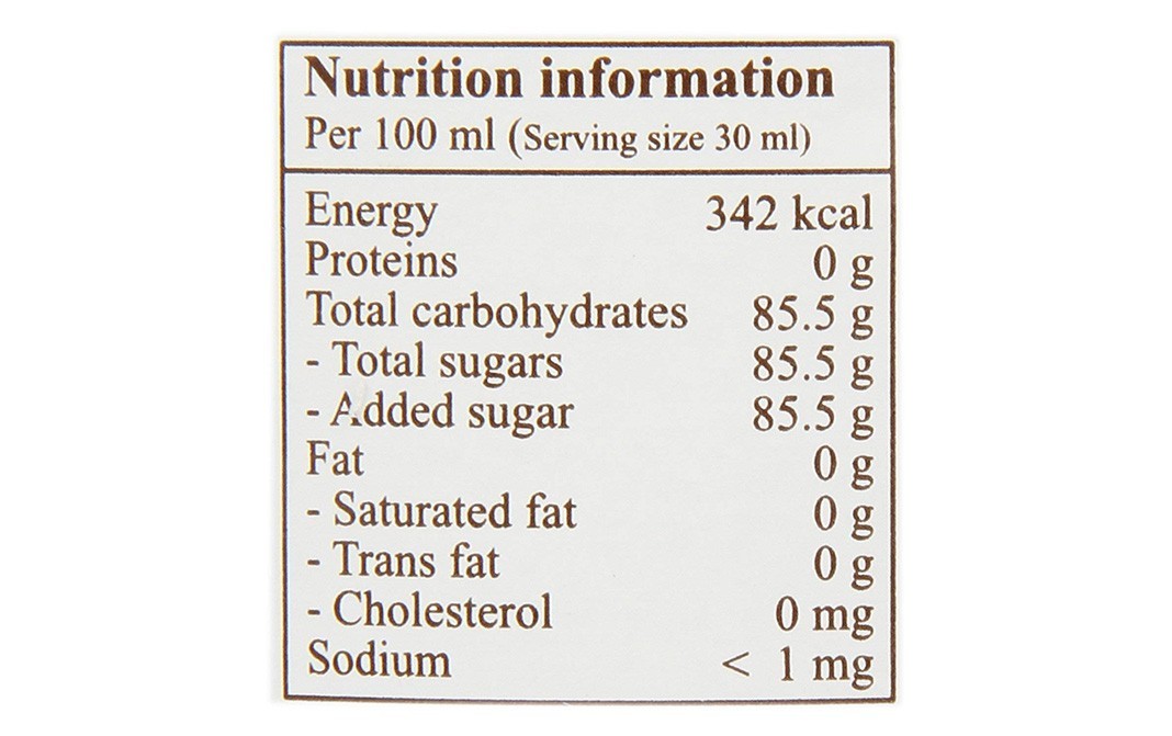 Monin Pur Sucre de Canne / Pure Cane Sugar Syrup   Box  700 millilitre